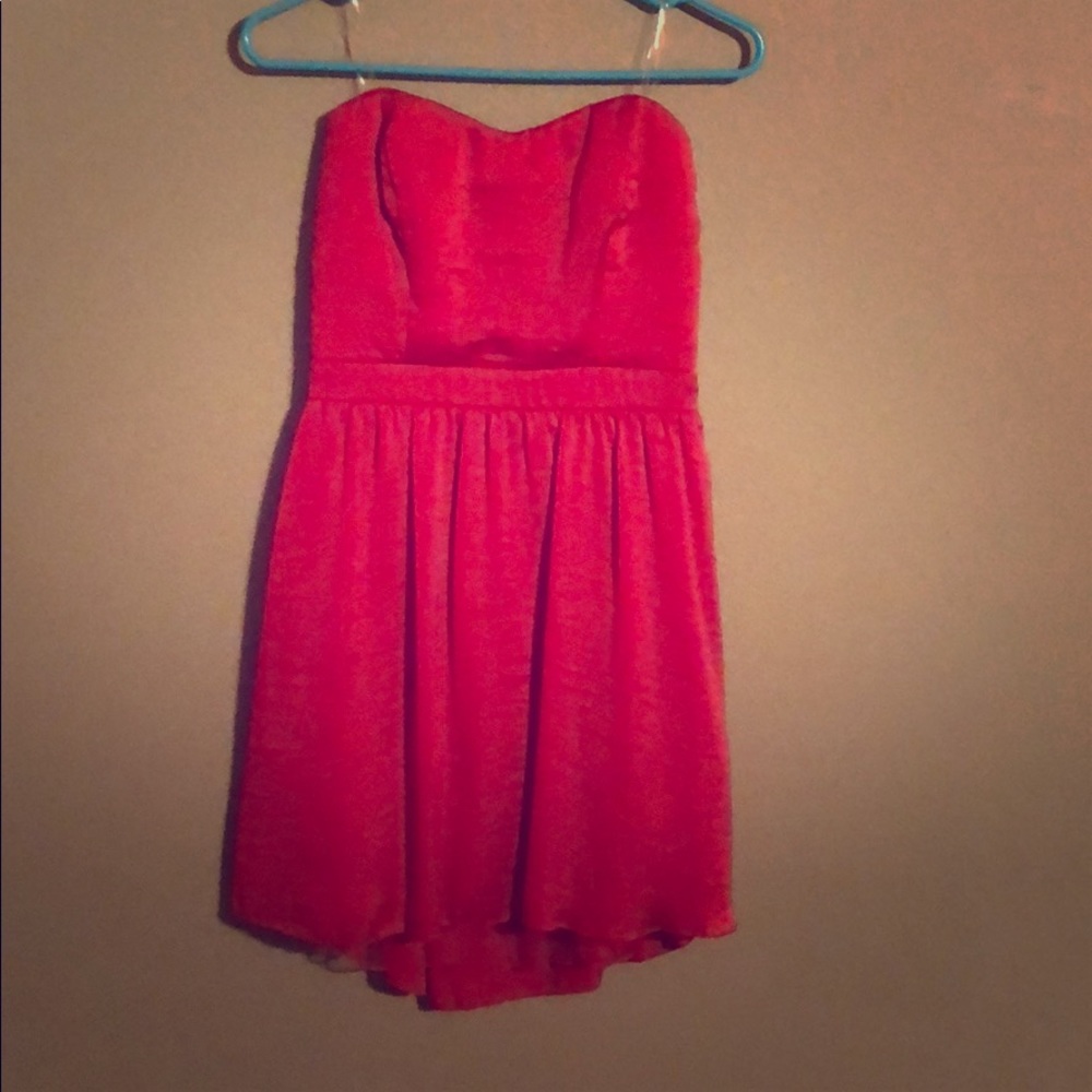 Coral dress